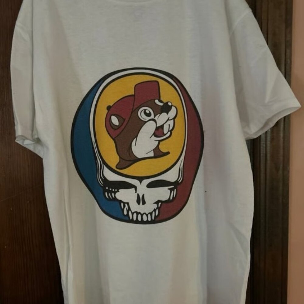 Kids Buccees Grateful Dead T Shirt Size Medium Youth